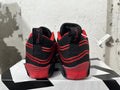 Rear view of black-and-red Jordan Tatum 1 basketball shoes