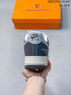 Rear view showing the heel panel and stitched details
