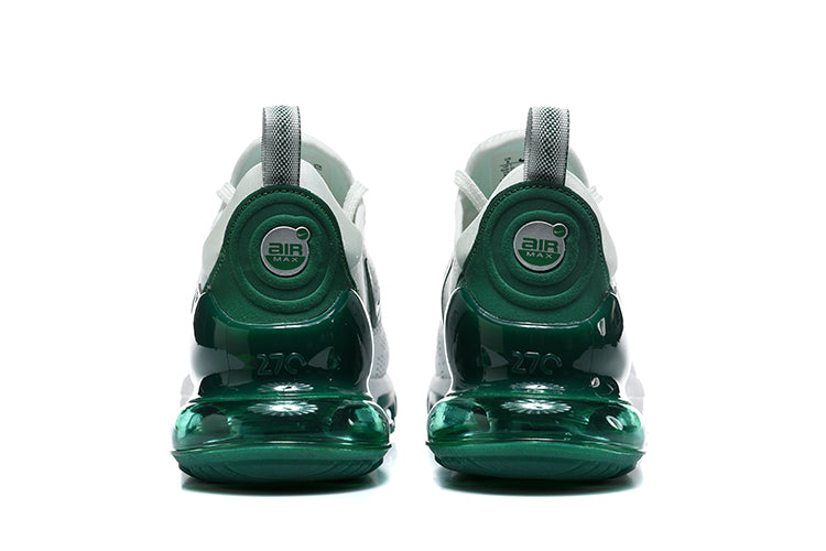 Nike Air Max 270 White and Green Sneakers
