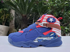 Jordan Air Jordan 8 High-Top Sneakers in Blue