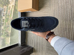Le Coq Sportif AN-5 Navy and Cream Sneakers