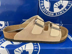 Birkenstock Arizona Suede Two-Strap Sandals