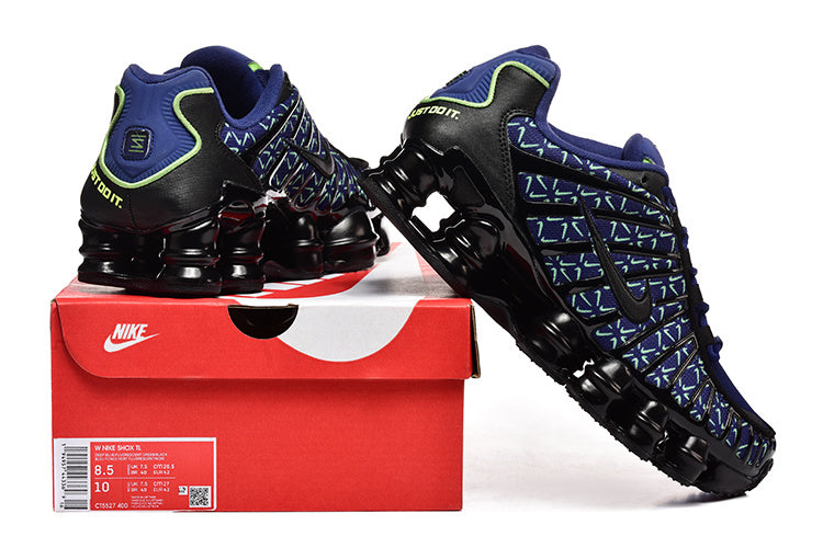 Nike Shox TL Sneakers Blue Green Black