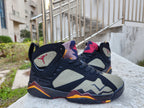 Air Jordan 7 Black Olive Green High-Top Sneakers