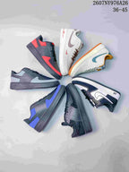 Group display of the Nike Air Force 1 '07 LV8 color combinations shown in the listing.