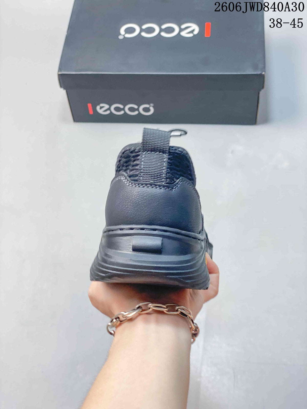 Rear view showing the heel and chunky outsole