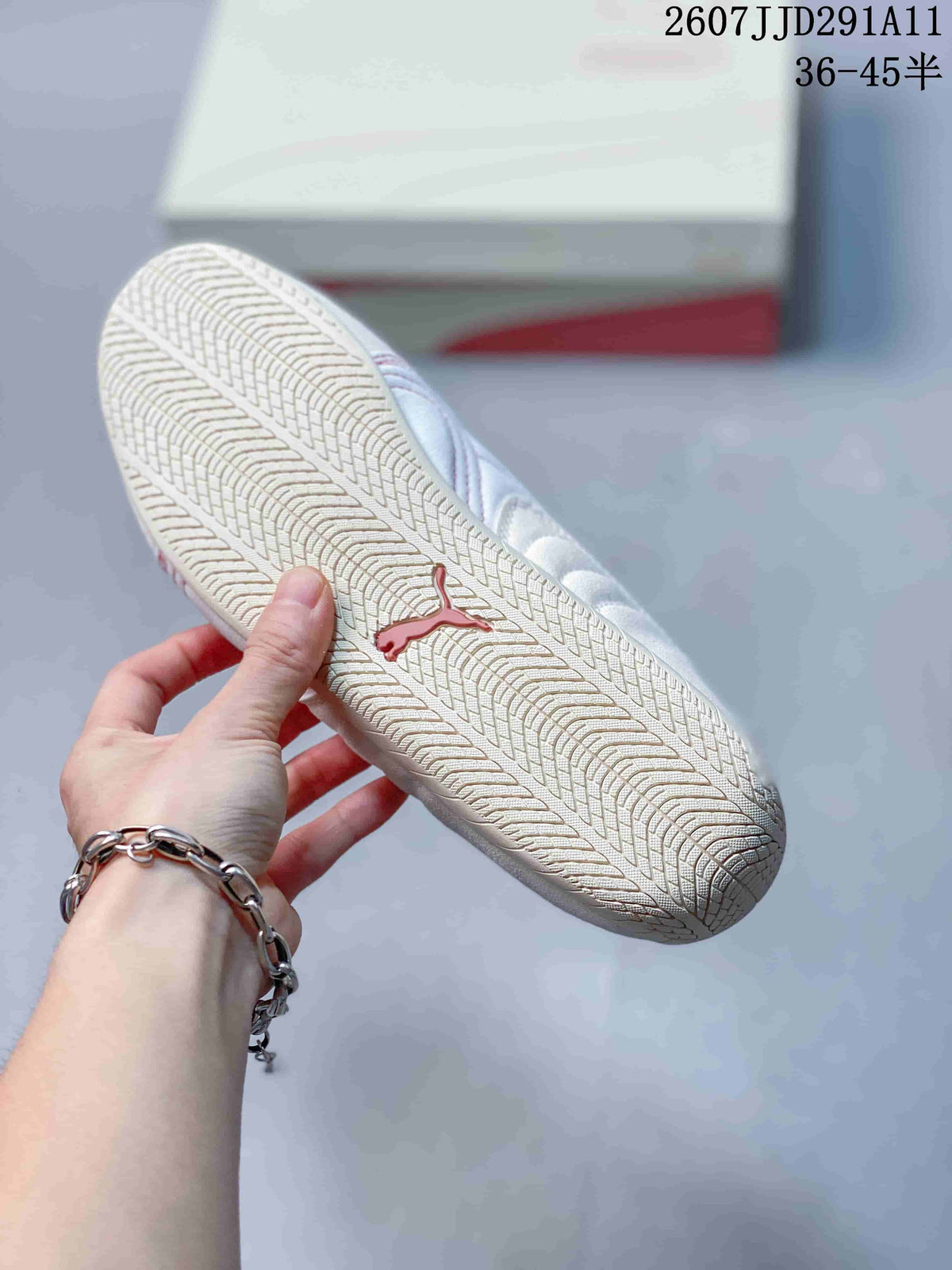 Close-up of the textured rubber outsole with a herringbone-style tread and Puma logo.