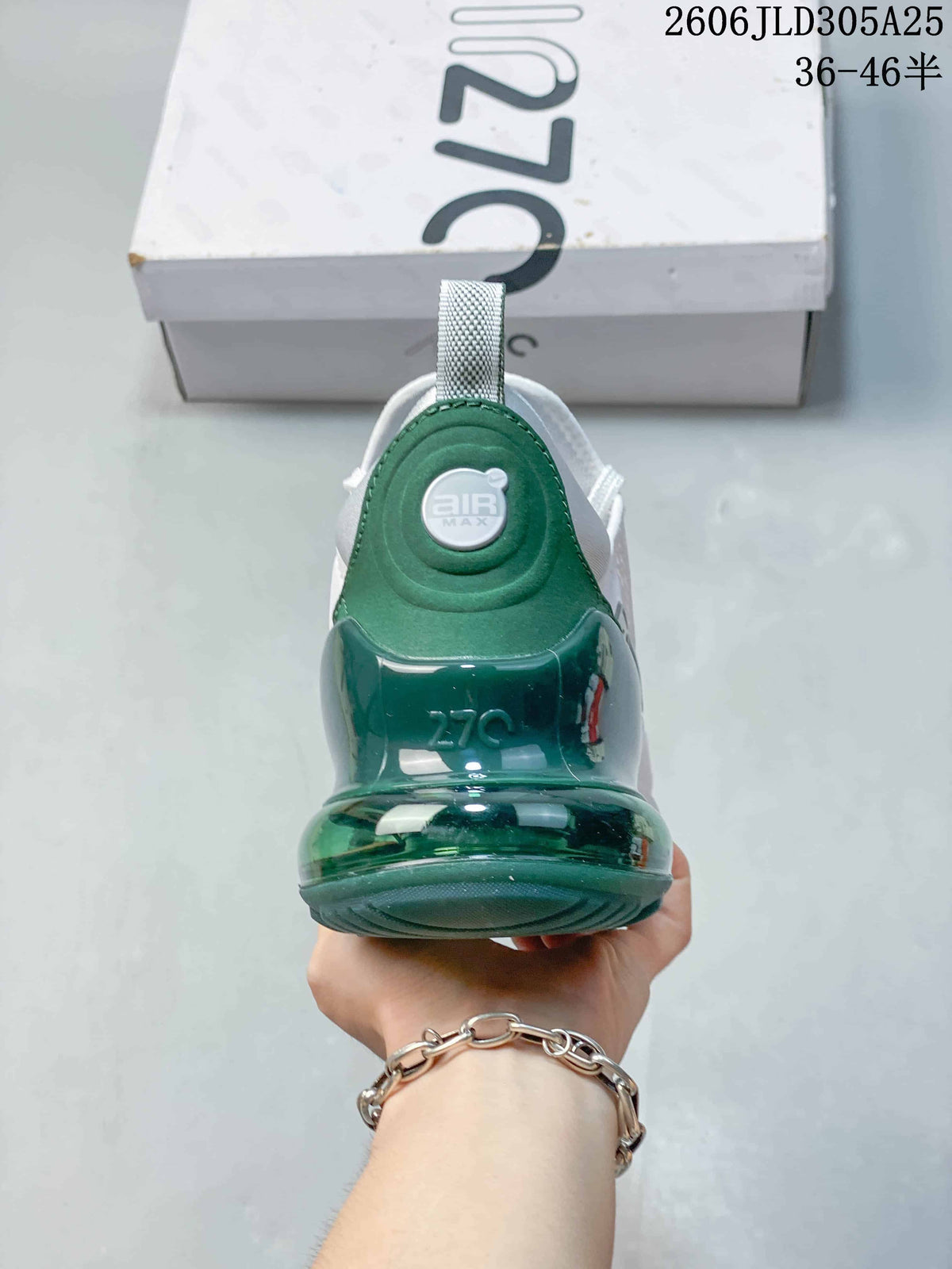 Rear view showing the green heel and visible air unit