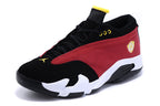 Jordan 14 Low Sneakers in White and Black