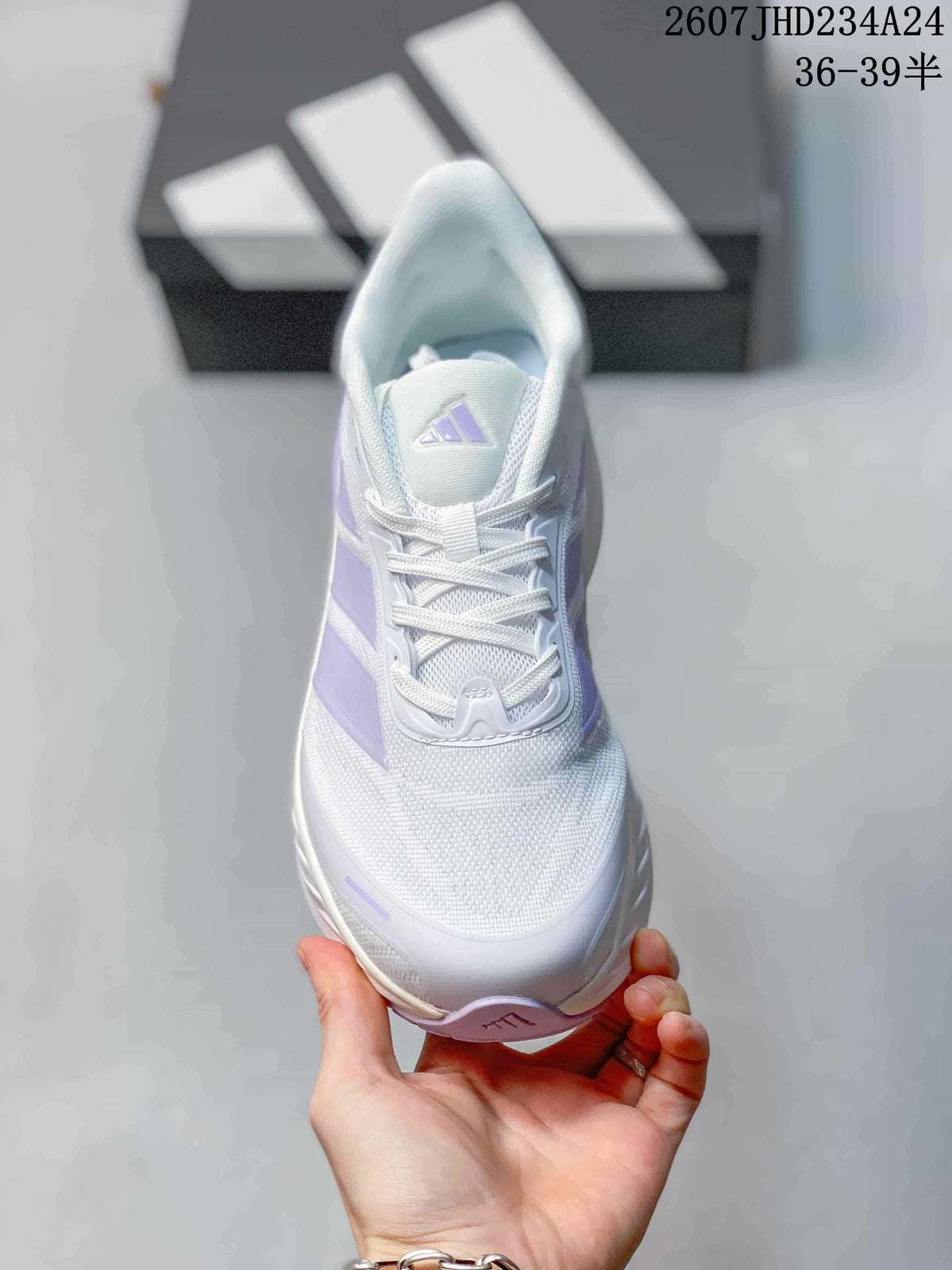 Top view showing the lace-up design, padded tongue, and adidas logo.