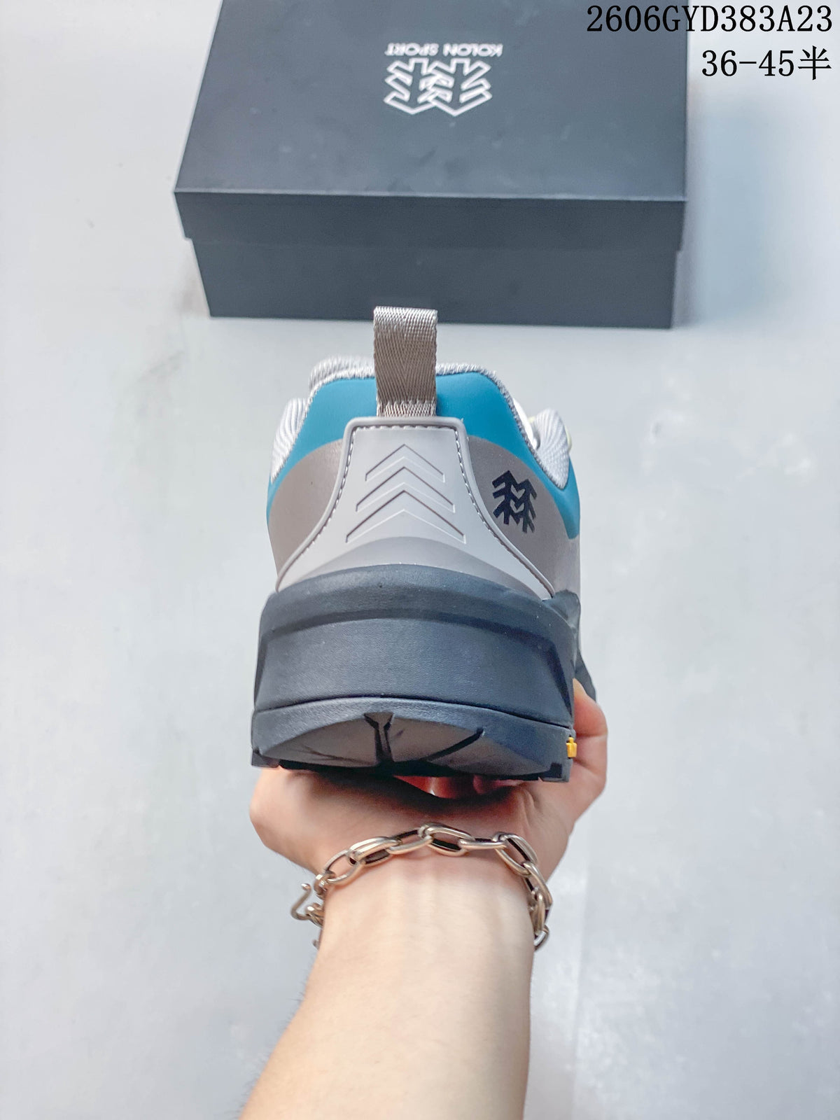 Rear view showing the padded heel collar and outsole
