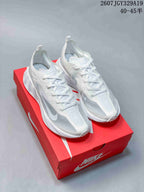 Pair of white Nike Ava X Rover sneakers displayed on a red Nike shoebox; overlay text shows style reference 2607TGY329A19 and sizes 40–45 with half sizes.
