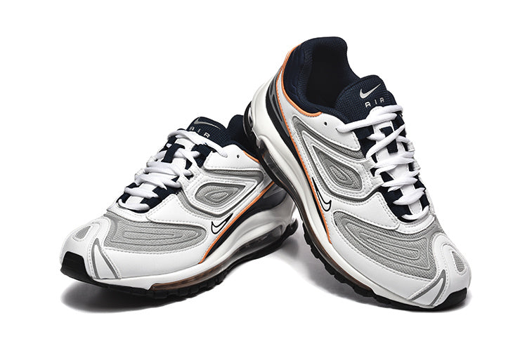 Nike Air Max 97 White Grey Black Orange Sneakers
