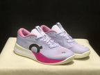 On THE ROGER Pro 3 Clay Tennis Shoes, Lilac and Pink