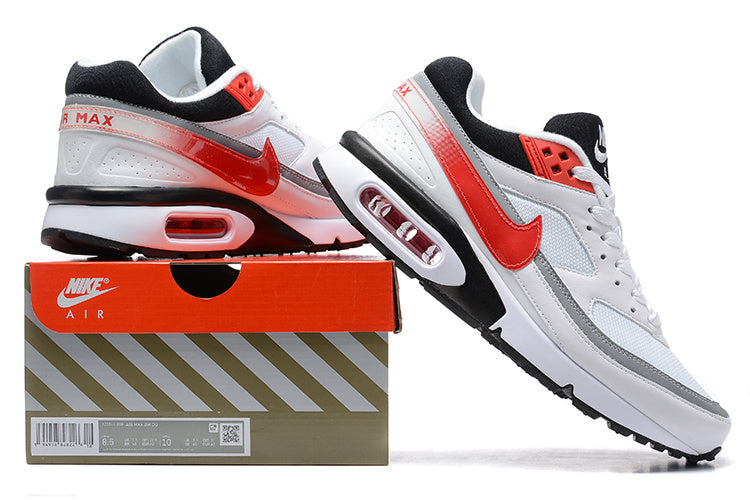 Nike Air Max BW White and Red Sneakers