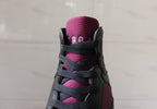 Air Jordan 7 Mulberry Black and Burgundy High-Top Sneakers