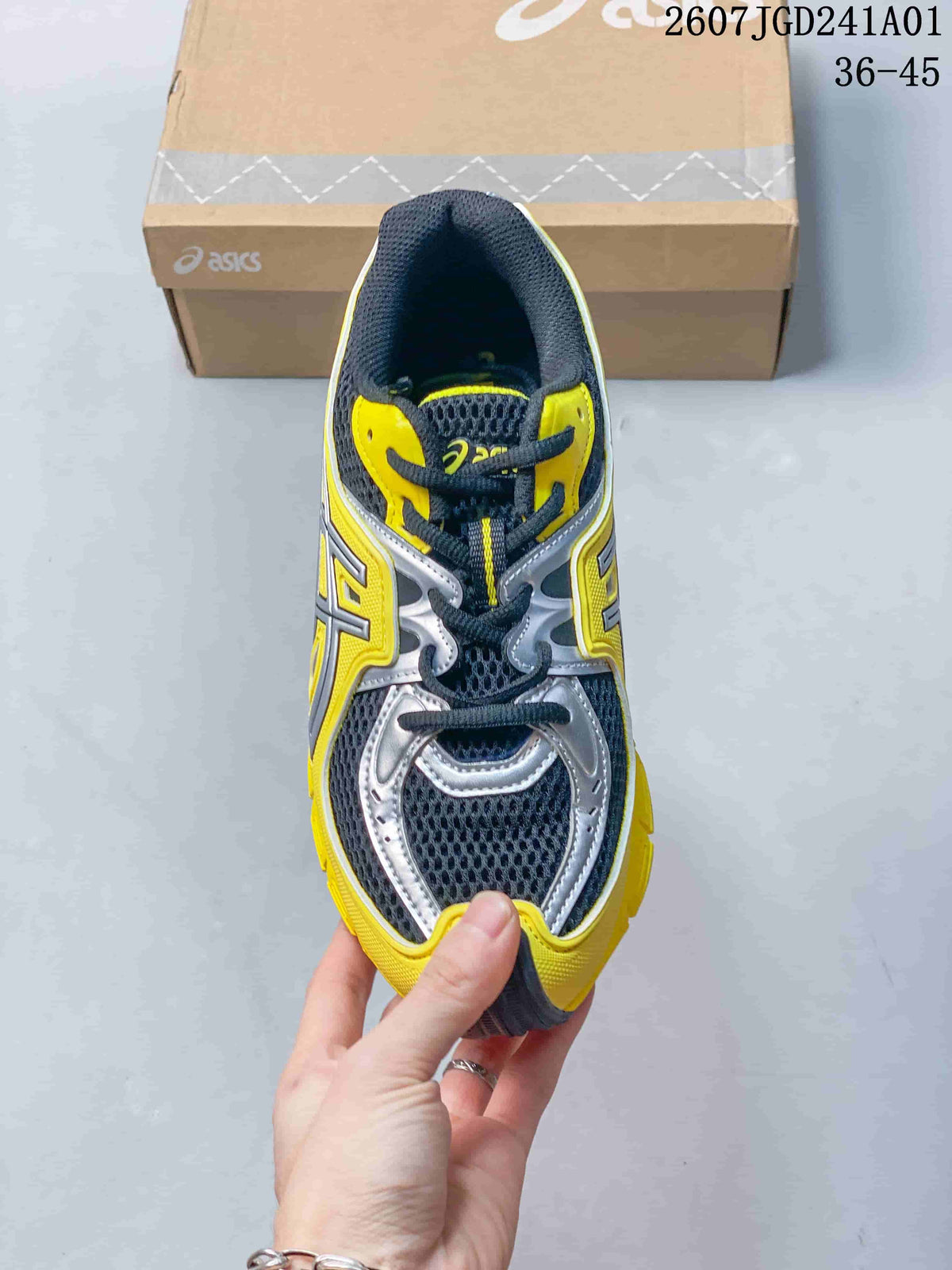 Top view of the sneaker showing its lace-up closure and layered overlays.