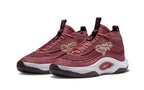Pair of burgundy Nike Anthony Edwards 3 basketball shoes