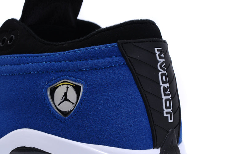 Jordan 14 Low Sneakers in White and Black