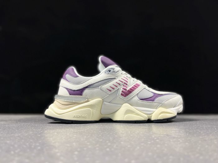 New Balance U9060ESC Sneakers in White and Purple