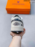 Rear view showing the Air Jordan Wings emblem and heel details