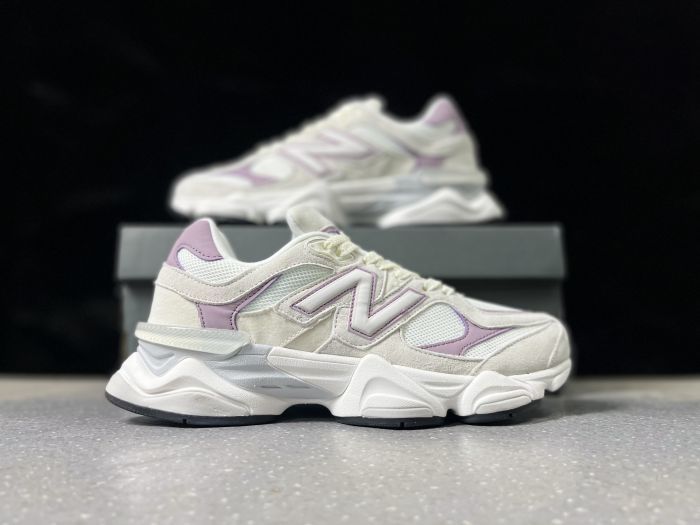 New Balance U9060EEJ Sneakers in Cream and Lavender