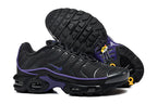 Nike Air Max Plus Black and Purple Sneakers