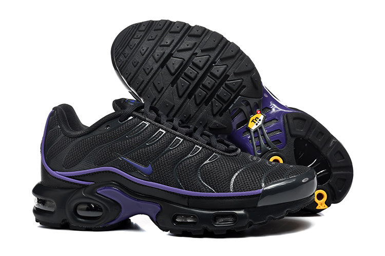 Nike Air Max Plus Black and Purple Sneakers