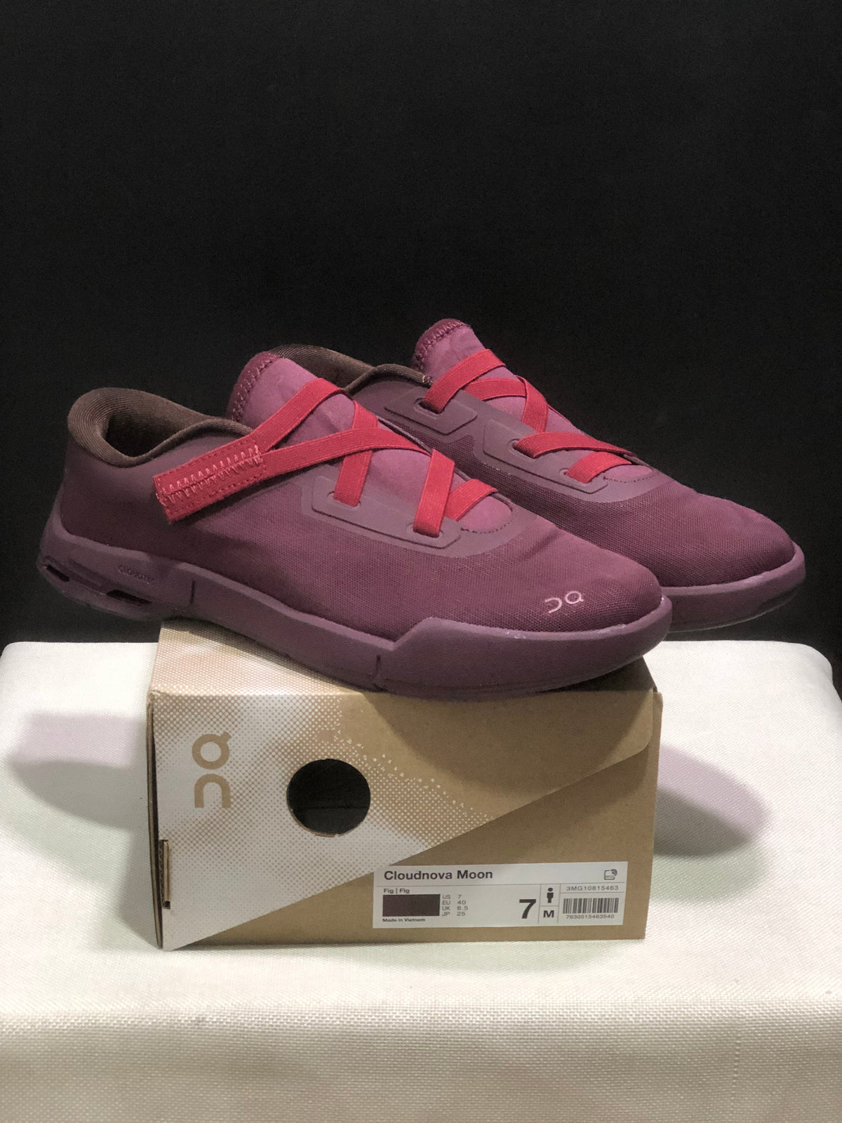 On Cloudnova Moon Sneakers in Plum