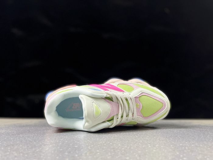 New Balance U9060KO Sneakers in Pastel Pink and Lime