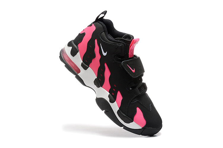 Nike Air More Uptempo Low-Top Sneakers Black Pink
