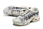 Nike Air Max Plus Sneakers in White and Gray