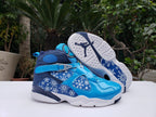 Jordan Air Jordan 8 High-Top Sneakers in Blue