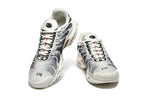 Nike Air Max Plus Sneakers in White and Gray