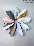 Several Lacoste sneakers arranged in different colors