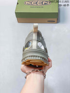Rear view showing the heel pull loop and outsole of a KEEN Zionic ADV shoe.