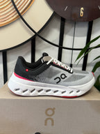 On Cloudsurfer Running Shoes – Gray, Black & Red