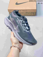Angled side view of a Nike Pegasus Trail shoe with GORE-TEX branding