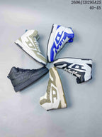 Several Diesel S-Ukiyo high-top sneakers displayed in different color combinations.