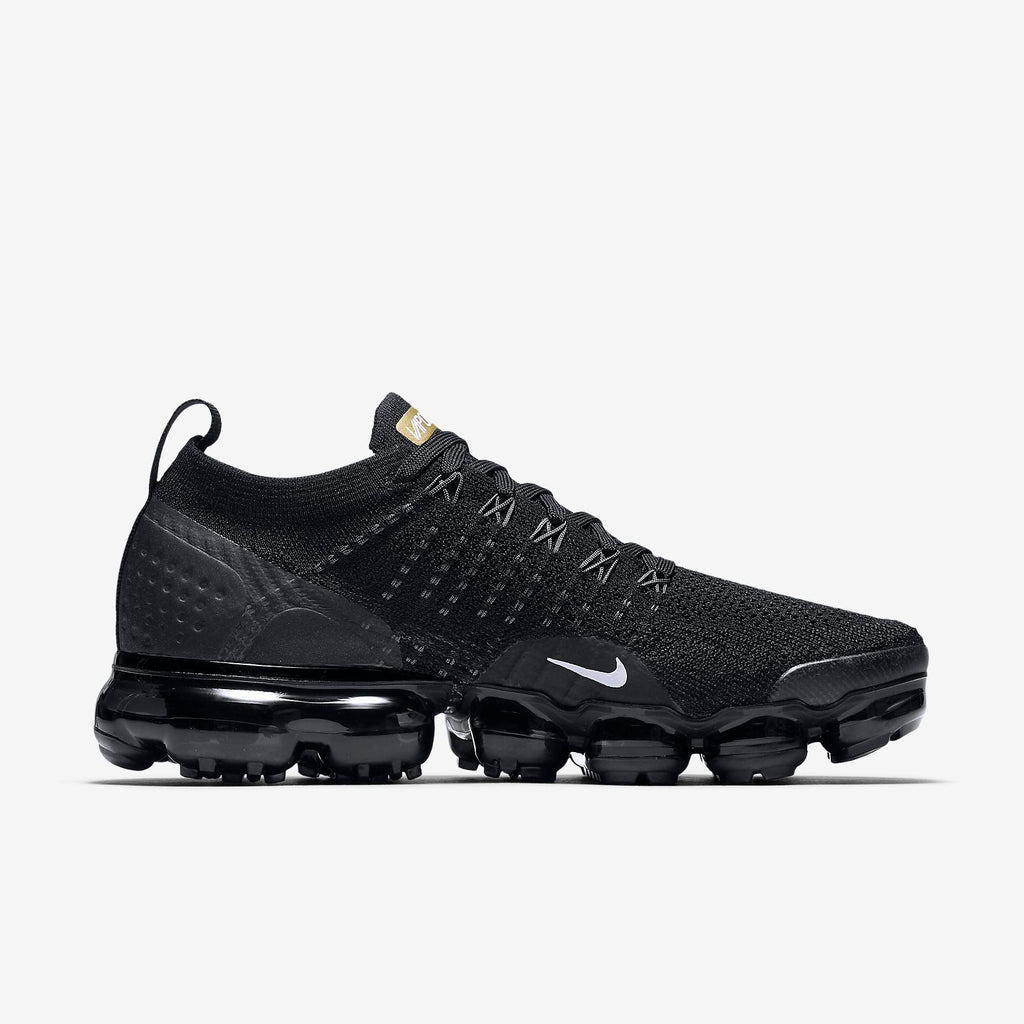 Nike Air VaporMax Flyknit 2 Black Gold Sneakers 942842-012
