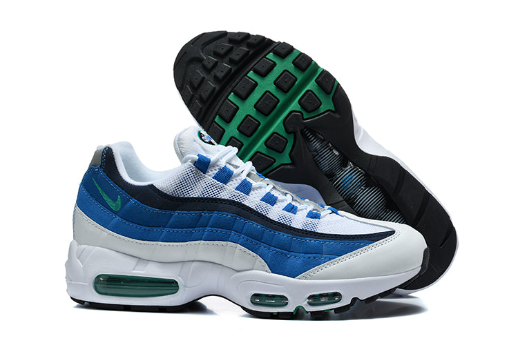 Nike Air Max 95 Sneakers White Blue Green