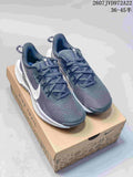 Pair of Nike Wildhorse 10 trail sneakers shown from above on a Nike shoebox.