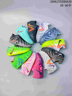 A group of Nike Ja basketball shoes shown in assorted colors