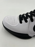 Close-up of the perforated toe and black laces