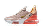Nike Air Max 270 Running Shoes in Pink and Coral