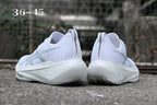 ASICS White and Gray Running Shoes