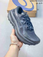 Side view of a dark gray ASICS GEL-TRABUCO MAX 5 shoe
