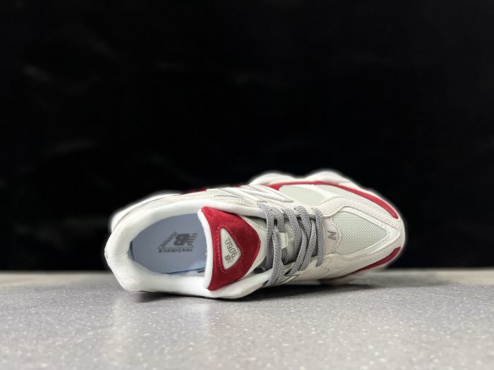 New Balance U9060JBE Sneakers in Cream and Red