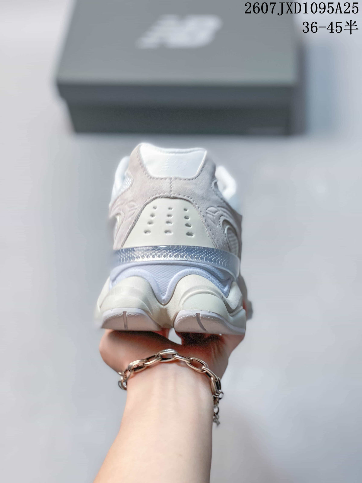 Rear view showing the padded heel, layered heel structure, and outsole.