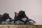 Jordan Air Jordan 6 PSG Black and Grey High-Top Sneakers